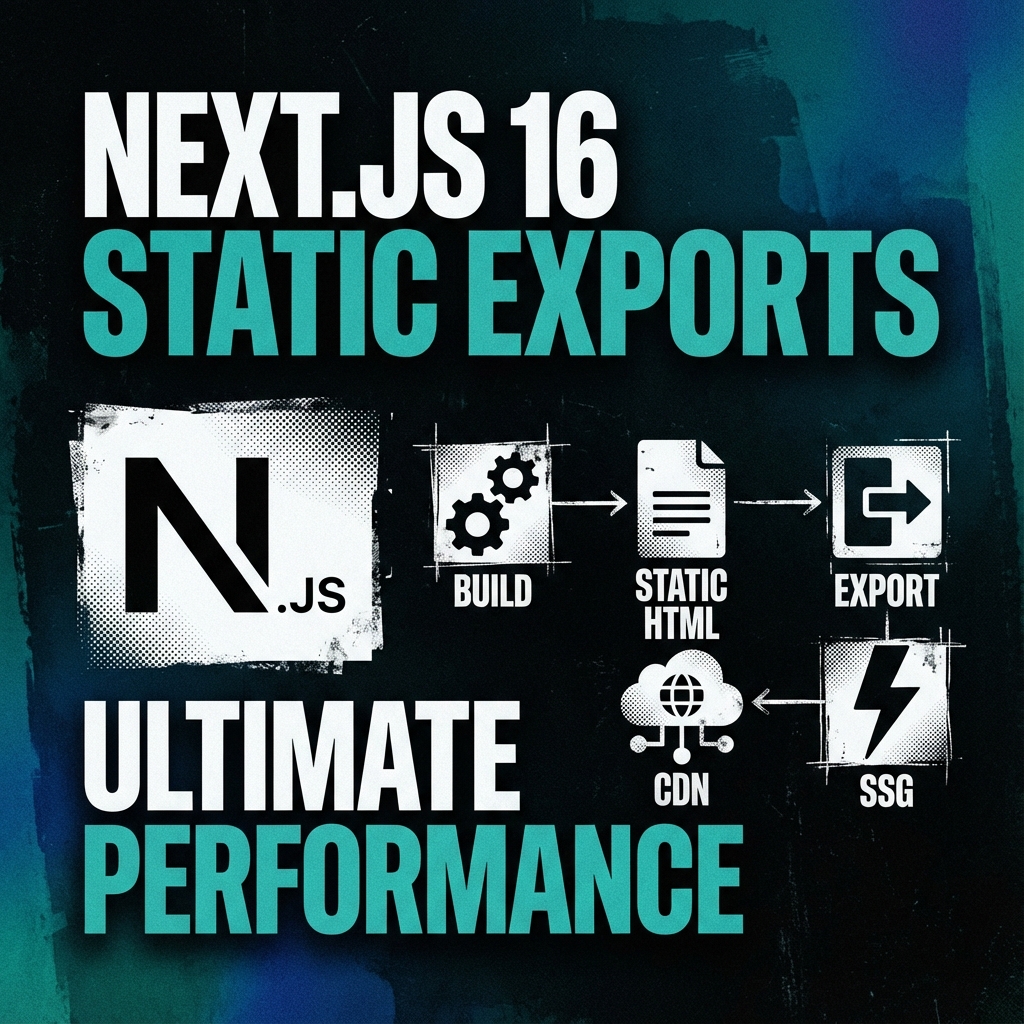 Next.js 16 Static Exports: Complete Guide to Zero-Runtime Deployment
