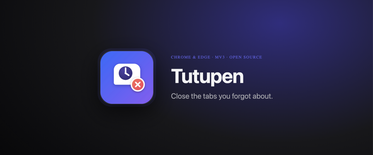 Tutupen — auto close idle tabs